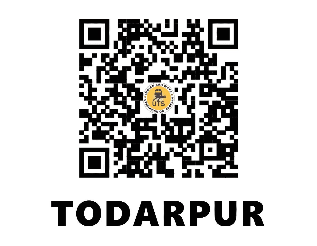 UTS QR Code for TODARPUR - TDP (NR - UTTAR PRADESH)